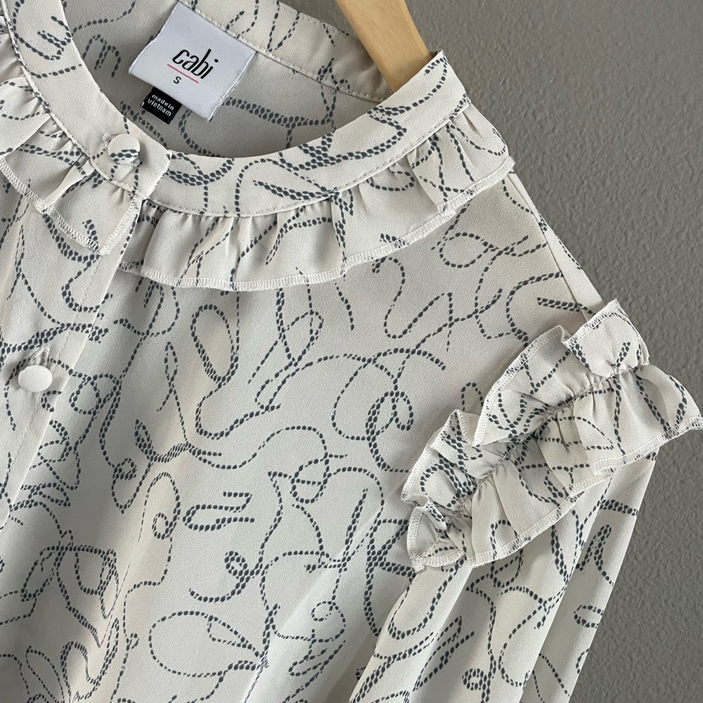 Ribbon Trim Blouse